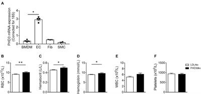 Whole-Body Prolyl Hydroxylase Domain (PHD) 3 Deficiency Increased Plasma Lipids and Hematocrit Without Impacting Plaque Size in Low-Density Lipoprotein Receptor Knockout Mice